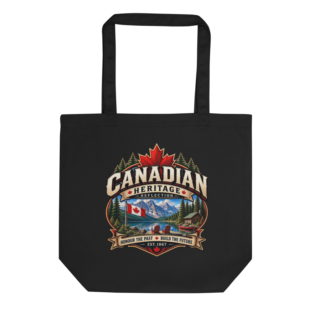 Canadian Heritage Reflection Re-Usable Tote Bag