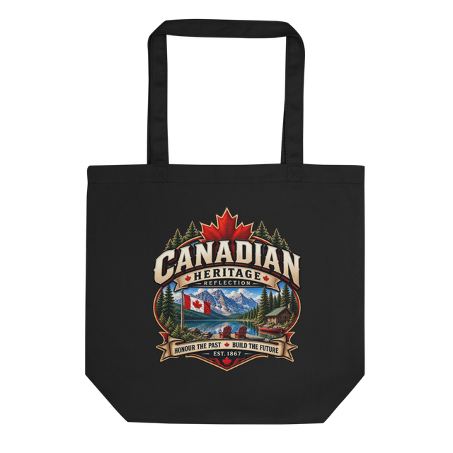 Canadian Heritage Reflection Re-Usable Tote Bag