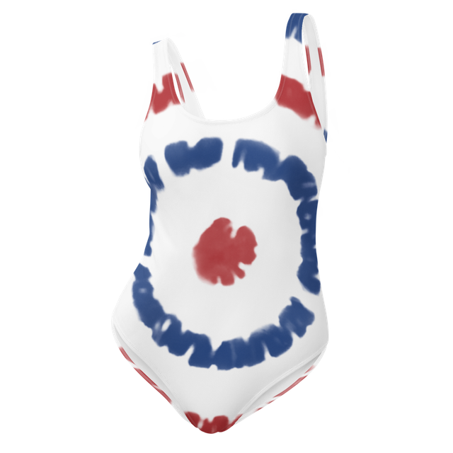 All over print one piece swimsuit