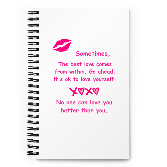 Love From Within Spiral Notebook