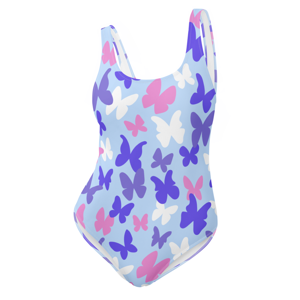 All over print one piece swimsuit
