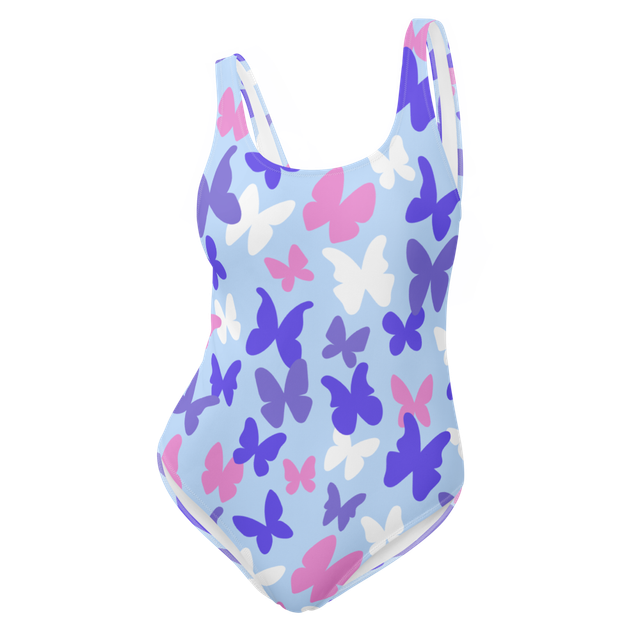 All over print one piece swimsuit