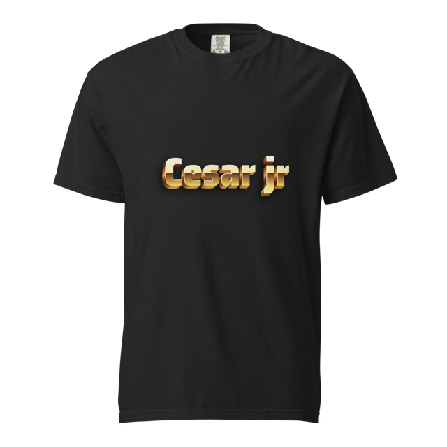Cesar jr gold logo T-shirt