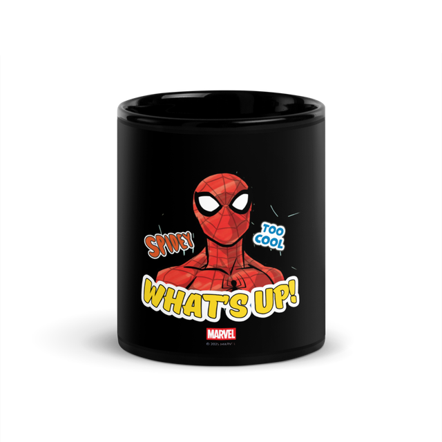 Coffee with spider man