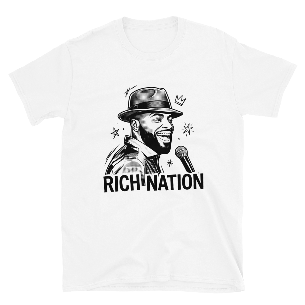  RICH NATION Unisex Basic Soft style Tee