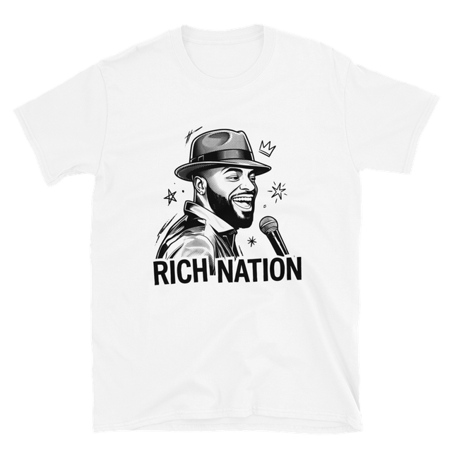 RICH NATION Unisex Basic Soft style Tee