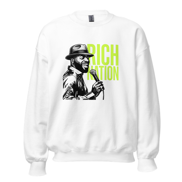 RICH NATION Unisex Crew Neck Sweatshirt