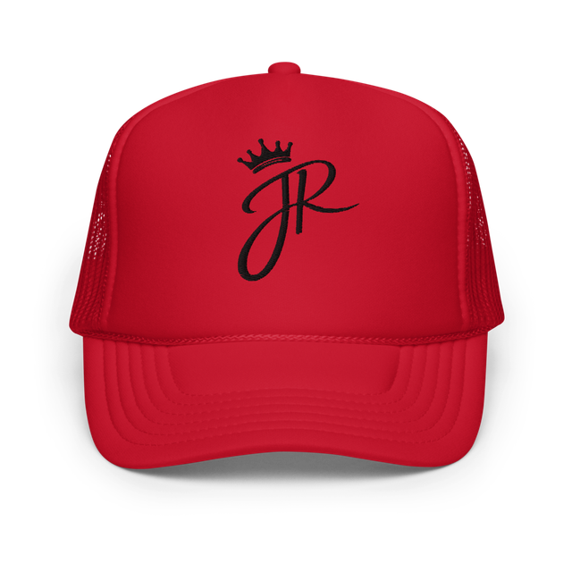 JR (crown) Foam Red Trucker Hat
