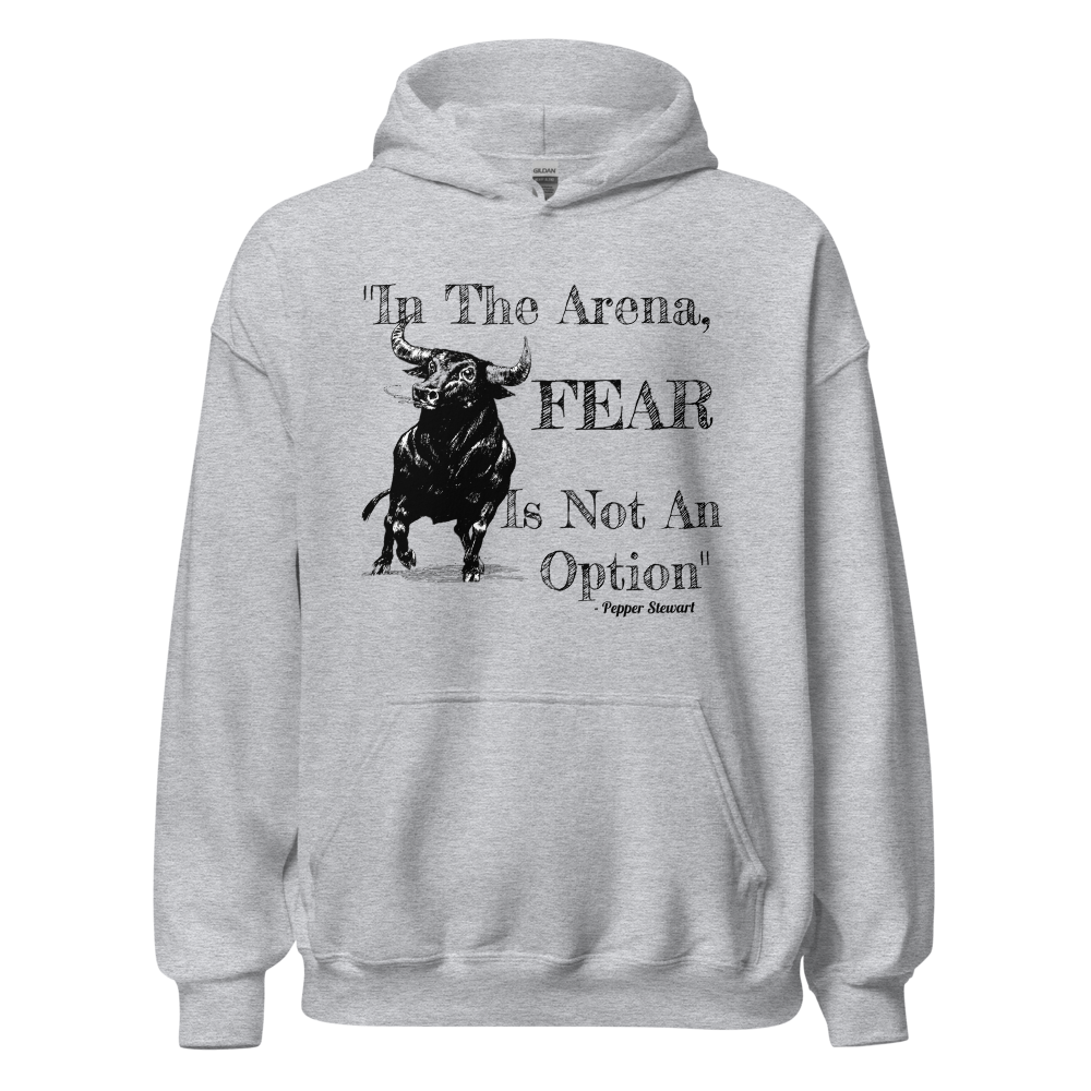 "In the arena - Fear is not an option"
