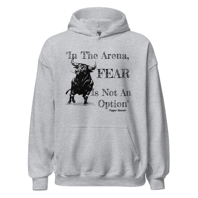 "In the arena - Fear is not an option"