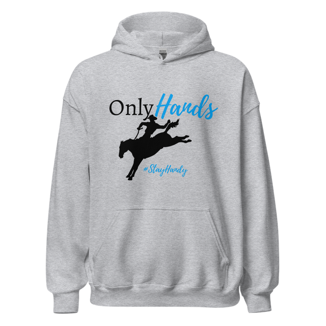 "Only Hands" Bronc Rider Hoodie