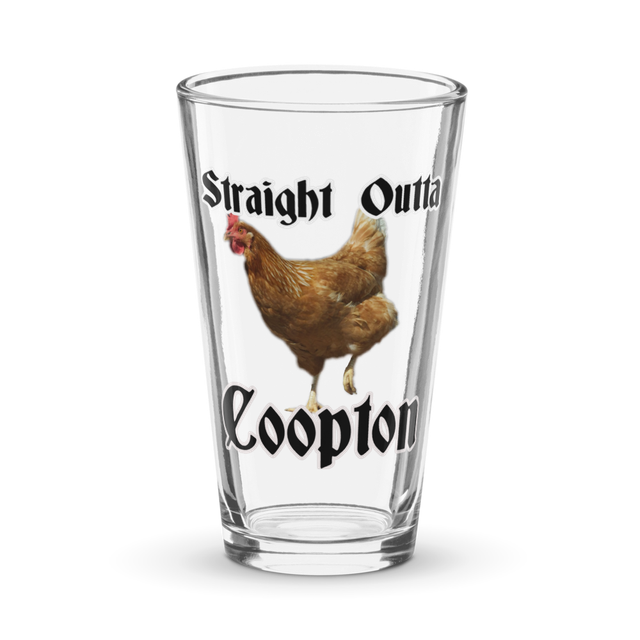 Straight Outta Coopton Pint Glass