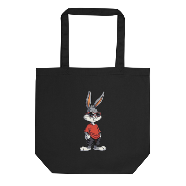 Cool Cartoon Rabbit Eco Tote Bag