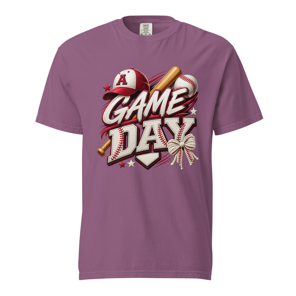 Game Day Baseball Graphic Unisex Heavyweight T-Shi
