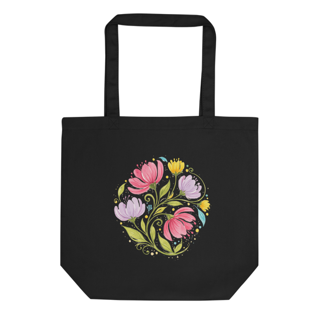 Watercolor Floral Eco Tote Bag