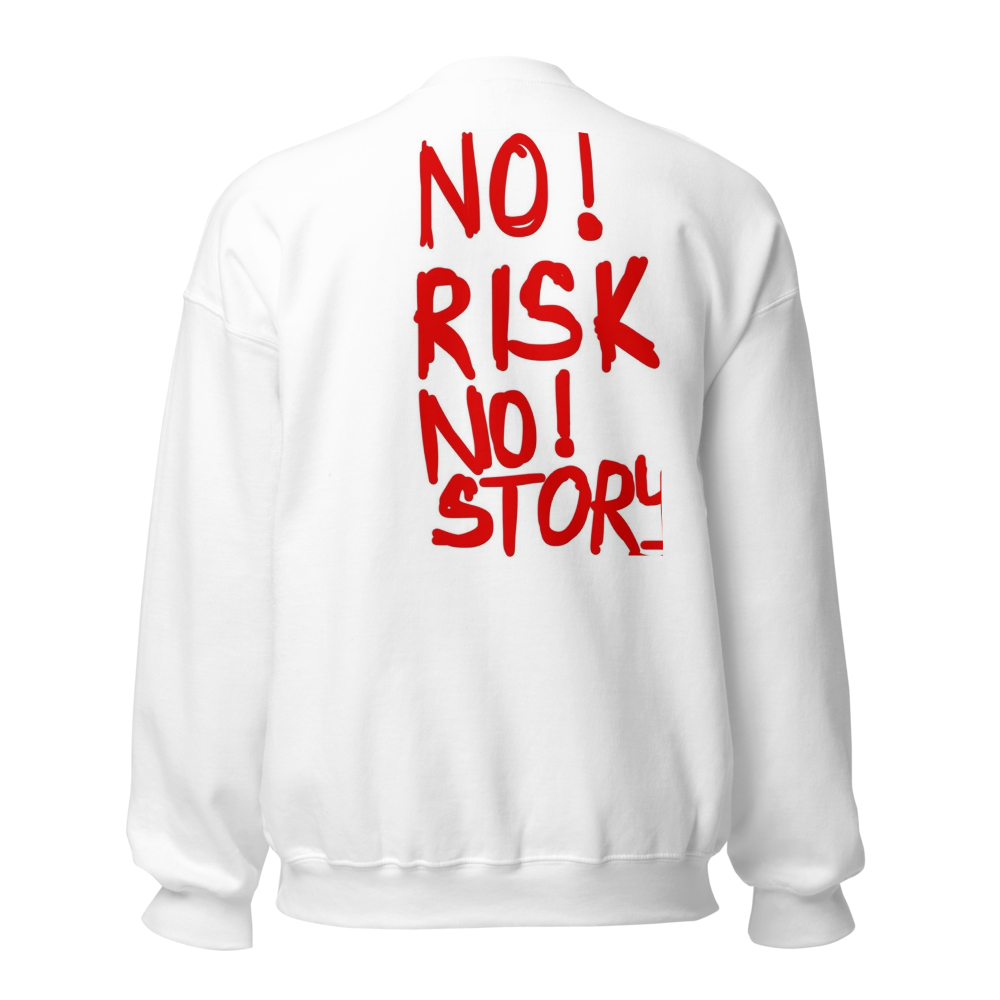 No Risk No Story — Bold Motivational Design