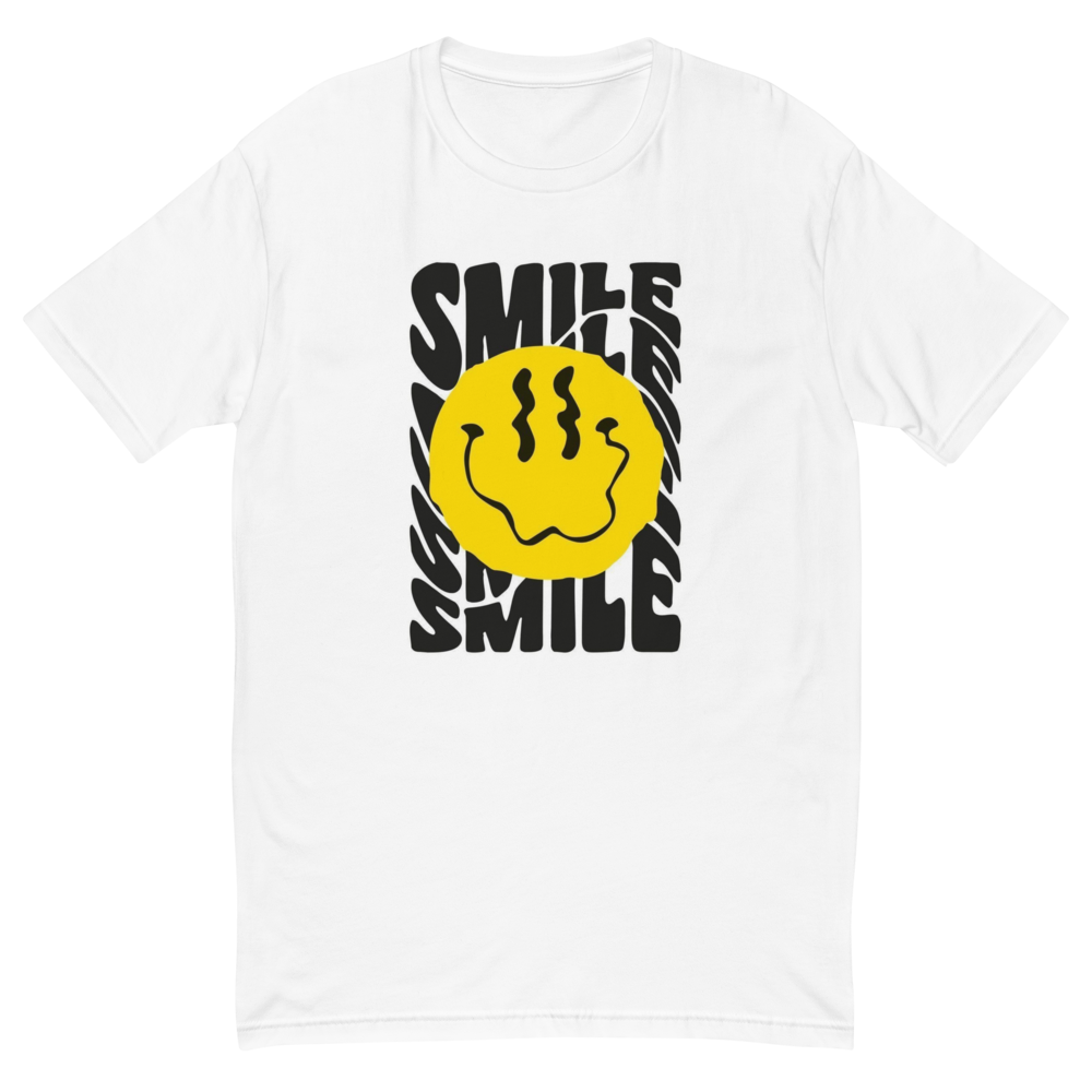 Good Vibes Smiles-fitted. T-shirt