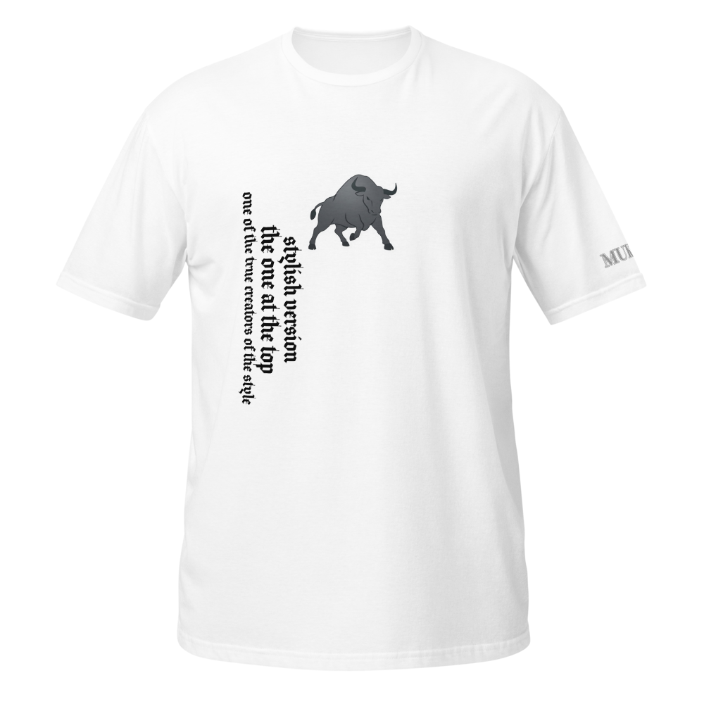 MUK Stylish Version White Graphic Tee
