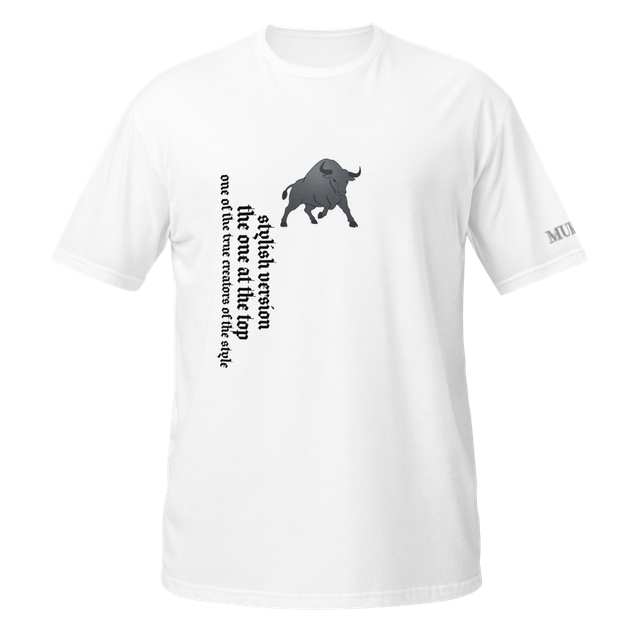 MUK Stylish Version White Graphic Tee