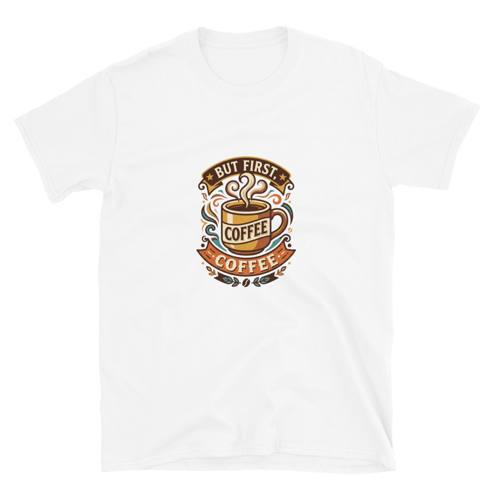 Vintage Coffee Blend Retro Emblem Graphic Tee