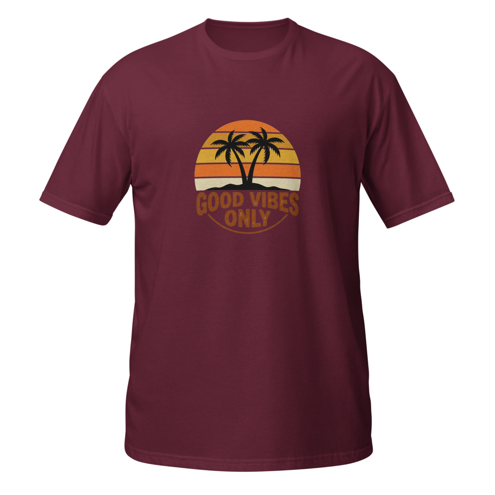Good Vibes Only - Summer Palm Trees Graphic Tee
