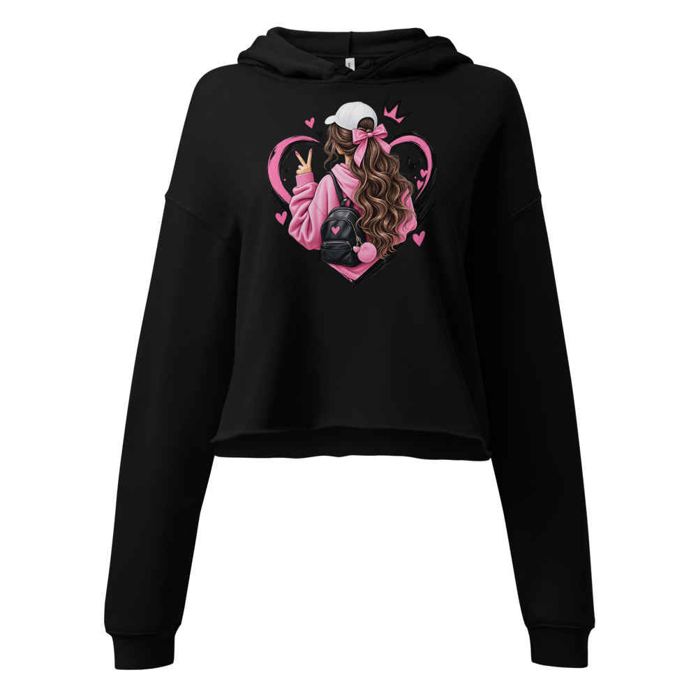 💖 Pink Girl Vibes – Cute Fashion Girl with Heart 