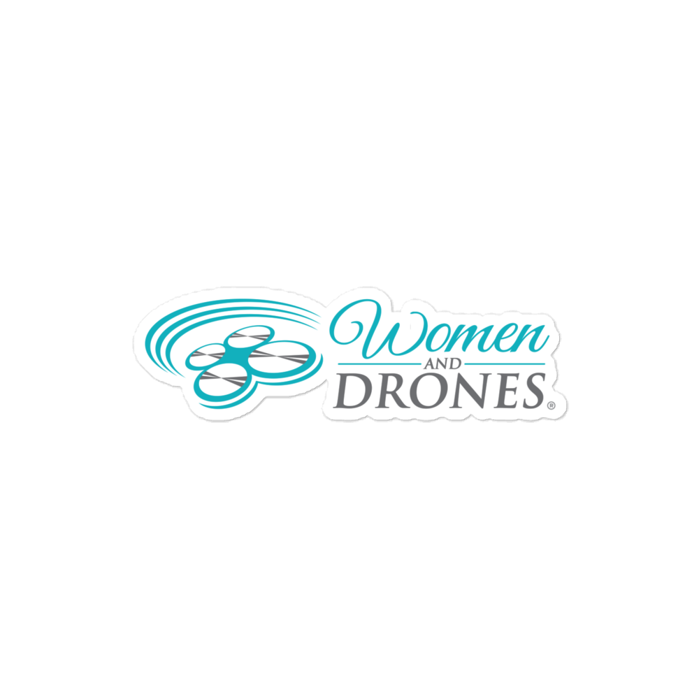 Women and Drones Logo Stickers