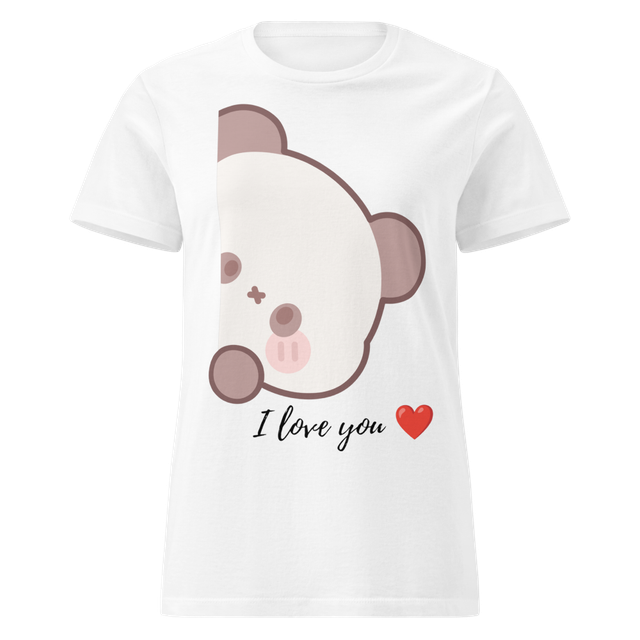 Cute Teddy Bear I Love You Women's T-Shirt