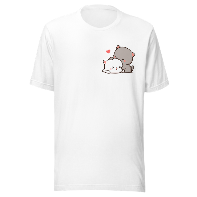 Kawaii Cat Hug T-Shirt