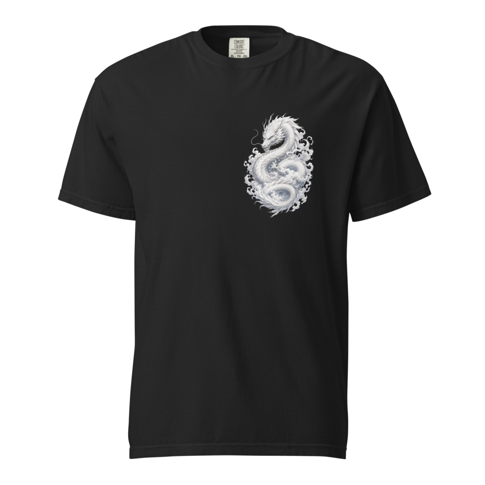 Celestial White Dragon – Premium Fantasy Graphic T
