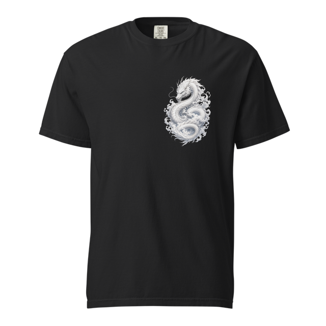 Celestial White Dragon – Premium Fantasy Graphic T
