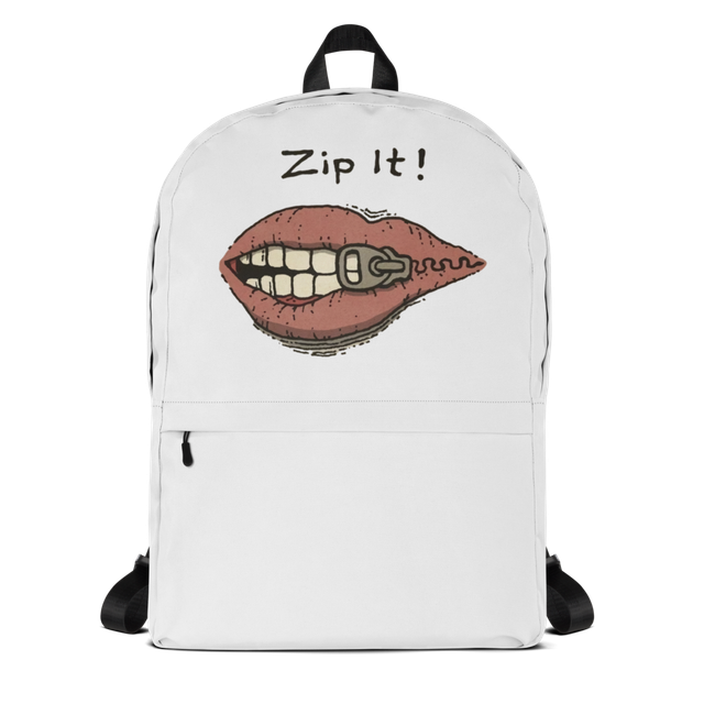 Zip It! Graphic Print Backpack
