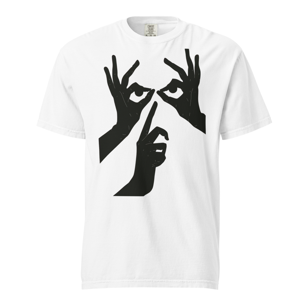 Midnight Edge Graphic Tee – White Edition
