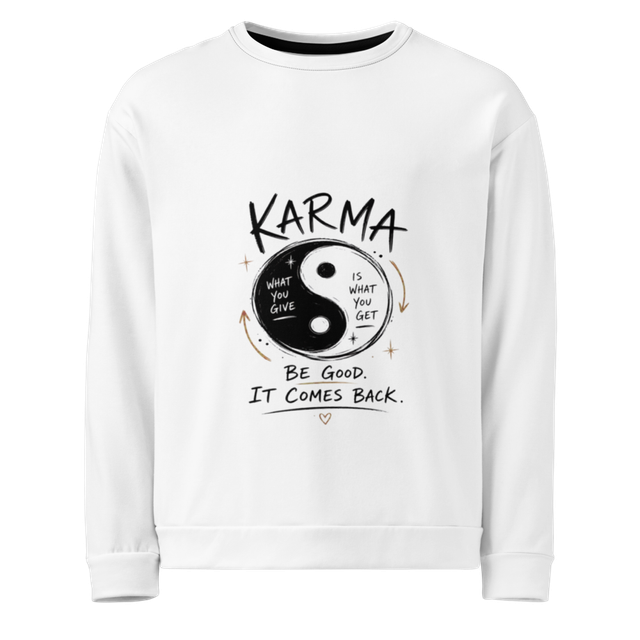 Karma Circle Graphic Unisex Sweatshirt