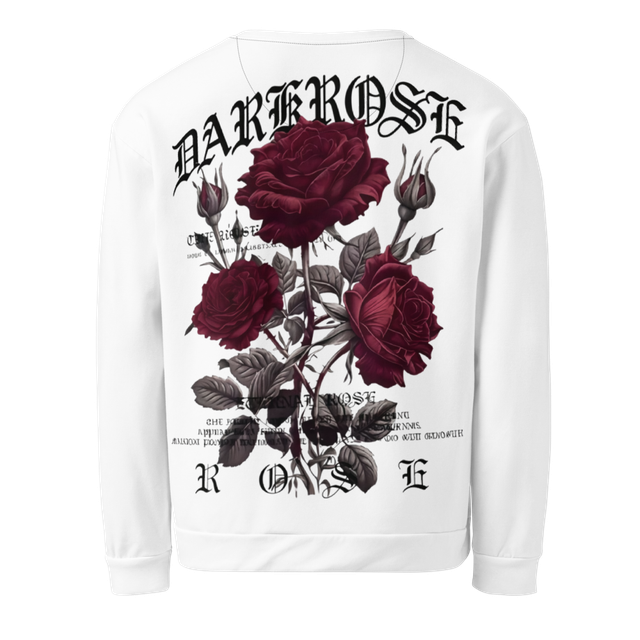 Dark Rose Graphic Recycled Sweatshirt