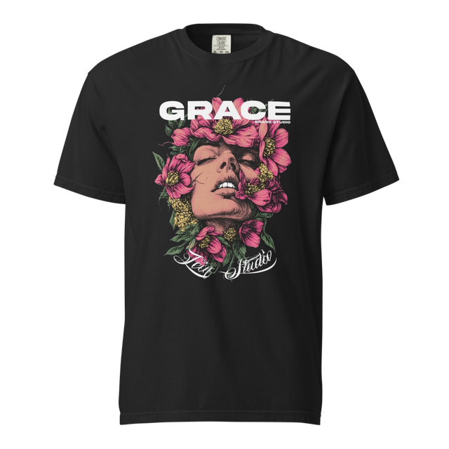 Grace Floral Graphic Heavyweight Tee