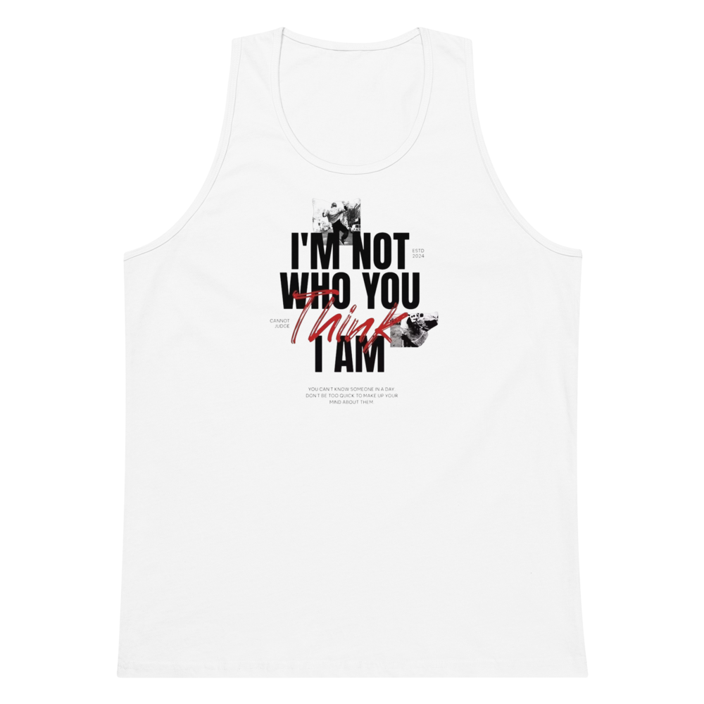 Who I Am Graphic Men's Tank Top