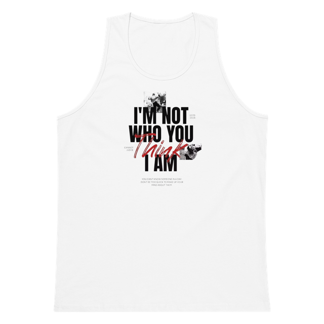 Who I Am Graphic Men's Tank Top