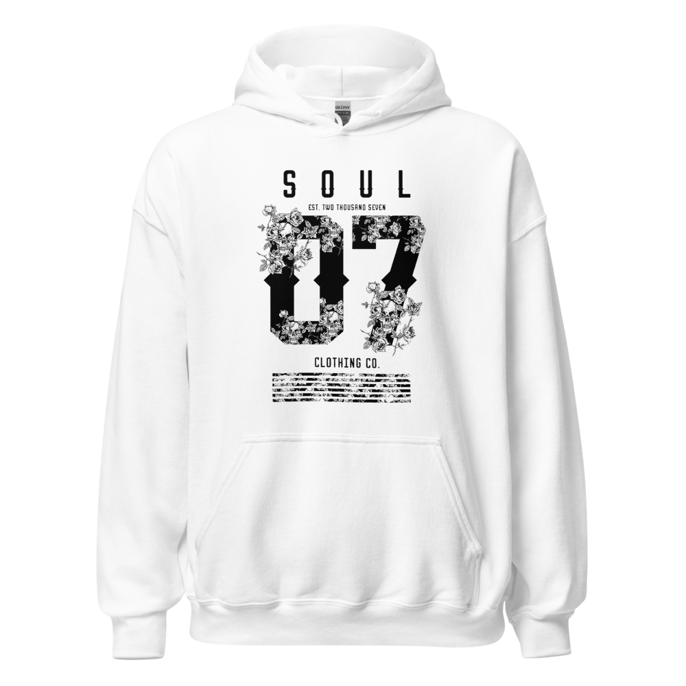 Soul 07 Floral Graphic Unisex Hoodie