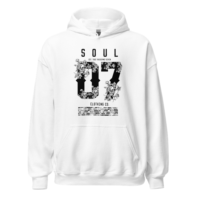 Soul 07 Floral Graphic Unisex Hoodie