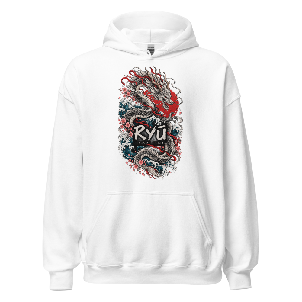 Ryū Japanese Dragon Graphic Hoodie