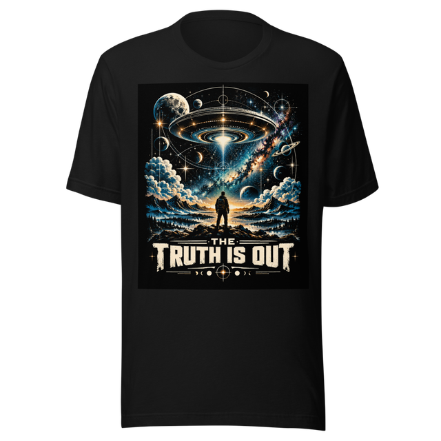 The Truth Is Out UFO Art Tee