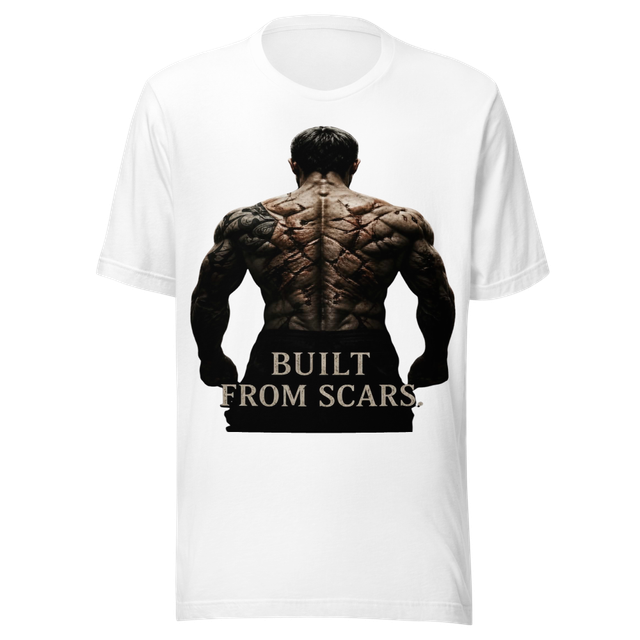 Built From Scars Gym Motivation