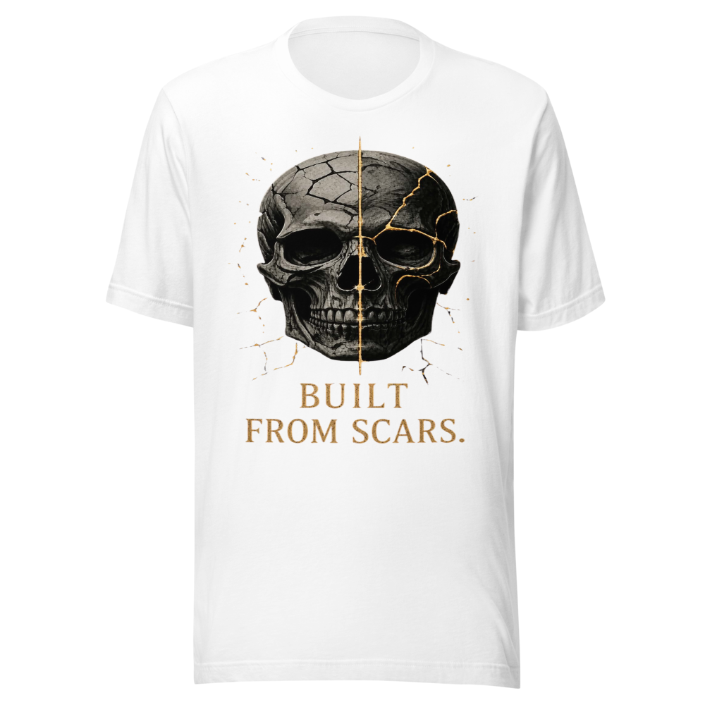 Built From Scars Skull Design