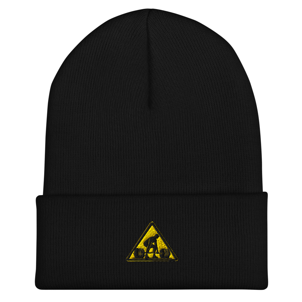 Heavy Equipment Operator Black Beanie
