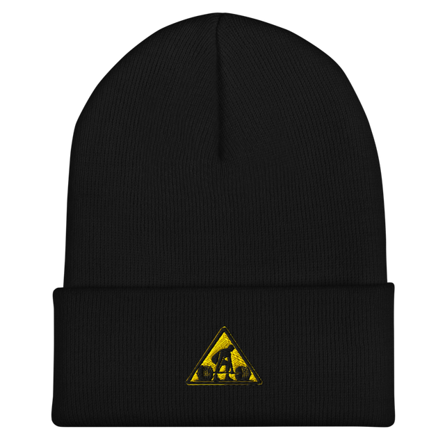 Heavy Equipment Operator Black Beanie