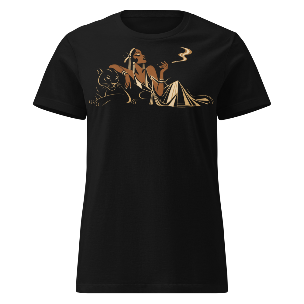 Black Deco Panter Tee 