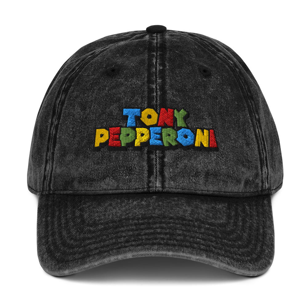 Vintage Cap Tony Pepperoni Fancy Font