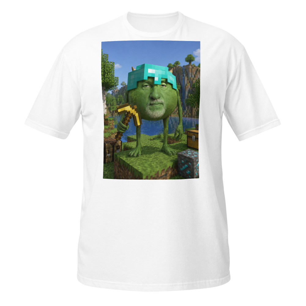 T-shirt mincraft drôle 