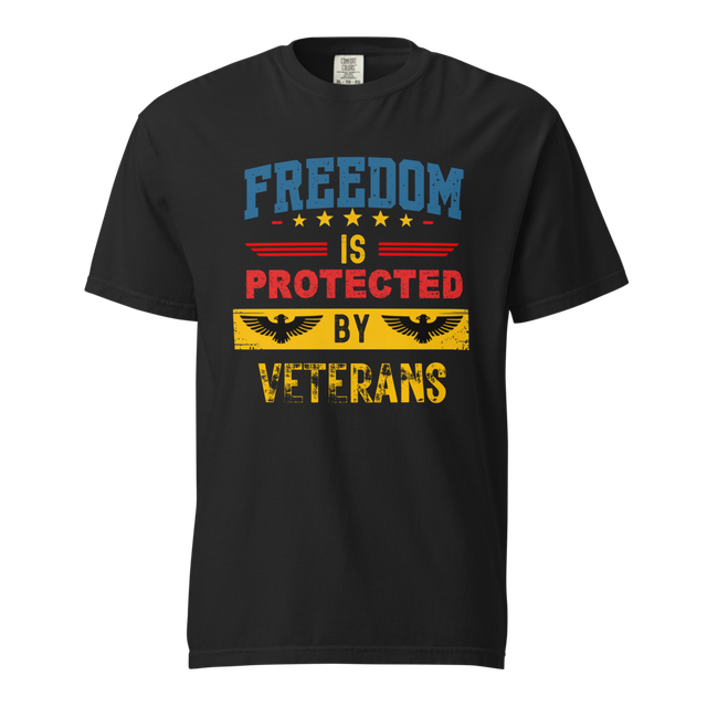 Freedom is protected by veterans , veterans day